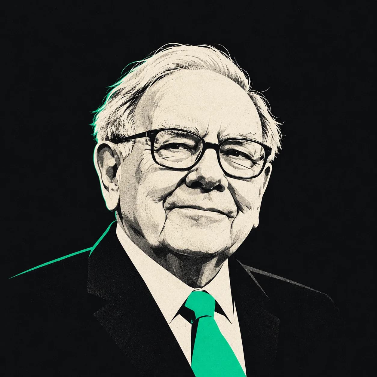 Warren Buffett, ilustrovaný portrét