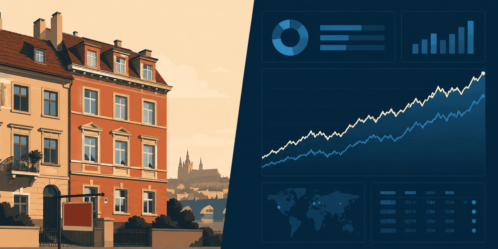 Pražský byt vynese 3 % ročně. ETF historicky desetkrát víc. Přesto Češi sází na cihly.