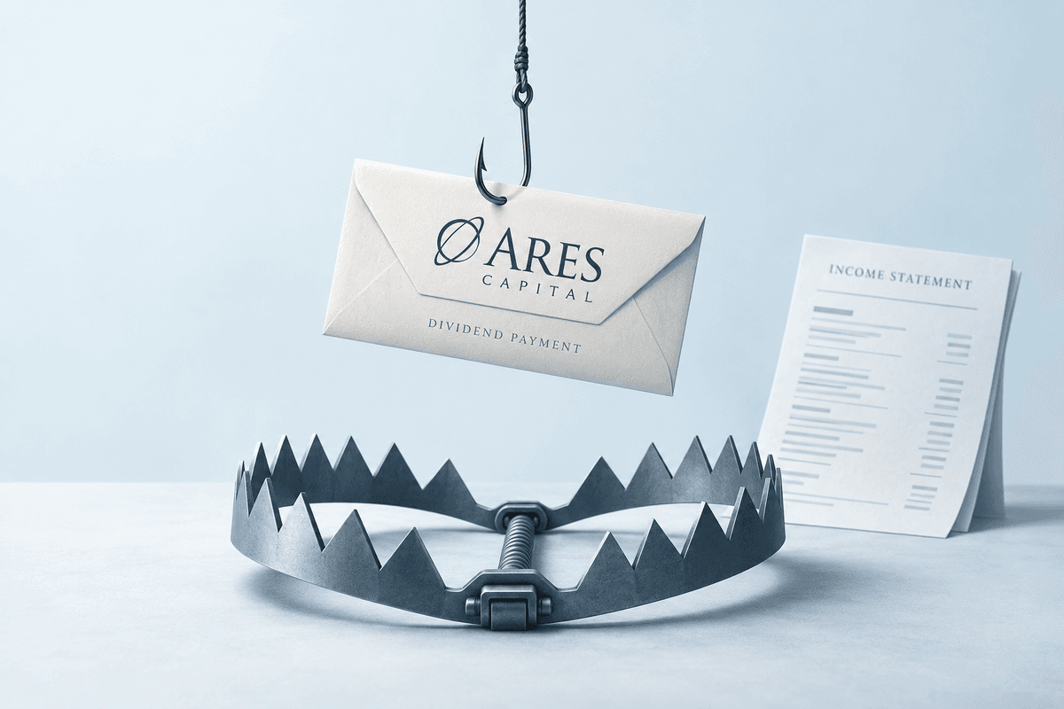 Ares Capital nabízí dividendu 9,7 % ročně. To může být dokonalá past na investory, kteří nesledují výsledovku.