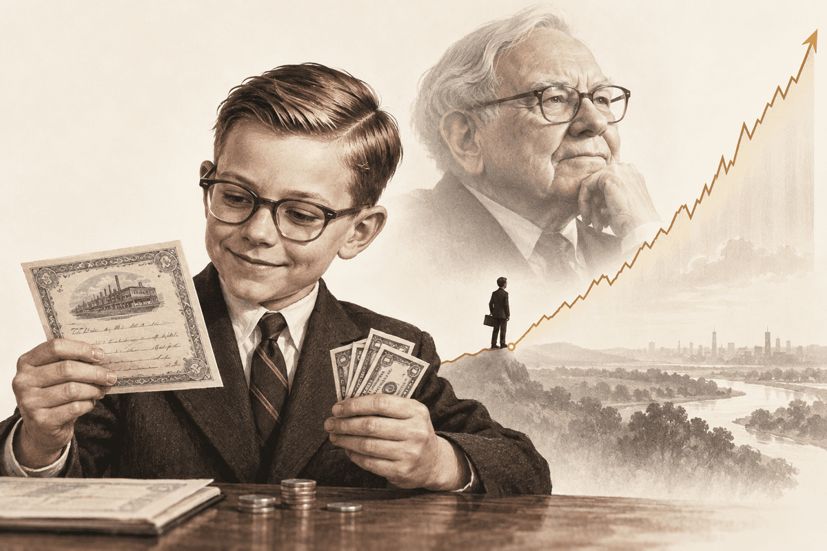 Warren Buffett koupil první akcii v 11 letech za 114,75 dolaru, se ziskem 5 dolarů ji prodal a pak toho litoval