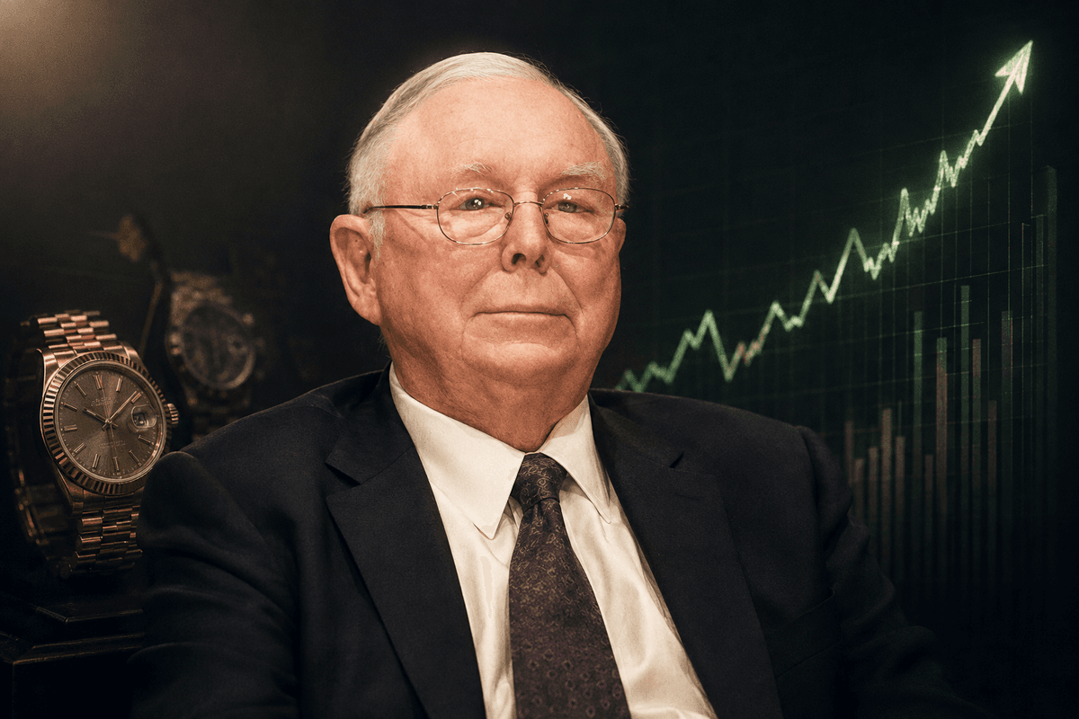Charlie Munger v roce 2022 kritizoval investici do hodinek. Hodnota Rolexek mezitím spadla a akcie vzrostly