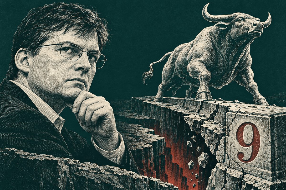 Michael Burry: burza je ve fázi popírání, propad přijde do 9 měsíců.
