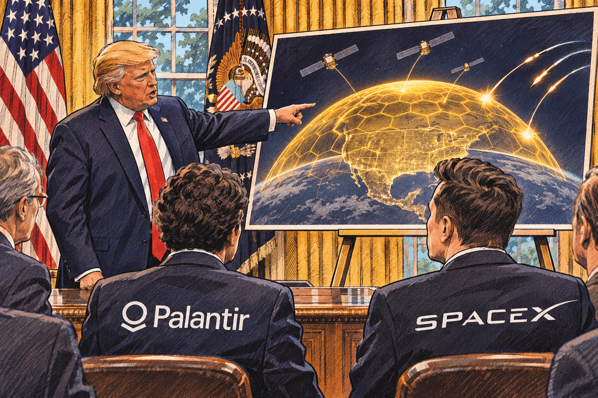 Trumpův Zlatý dóm má stát 185 miliard. Vybrané firmy už dostávají obří zakázky, nechybí Palantir či SpaceX