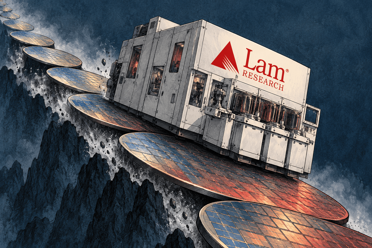 Lam Research je 39,8 % pod maximem. Výrobce strojů na AI čipy padal deset dní v řadě, nejdéle od roku 1984