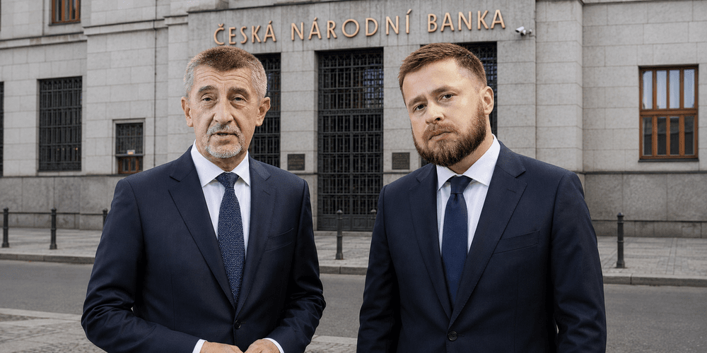 Michl říká, že zdrtí ekonomiku. Babiš chce levné hypotéky. Oba mají problém s tím, kdo za co může.