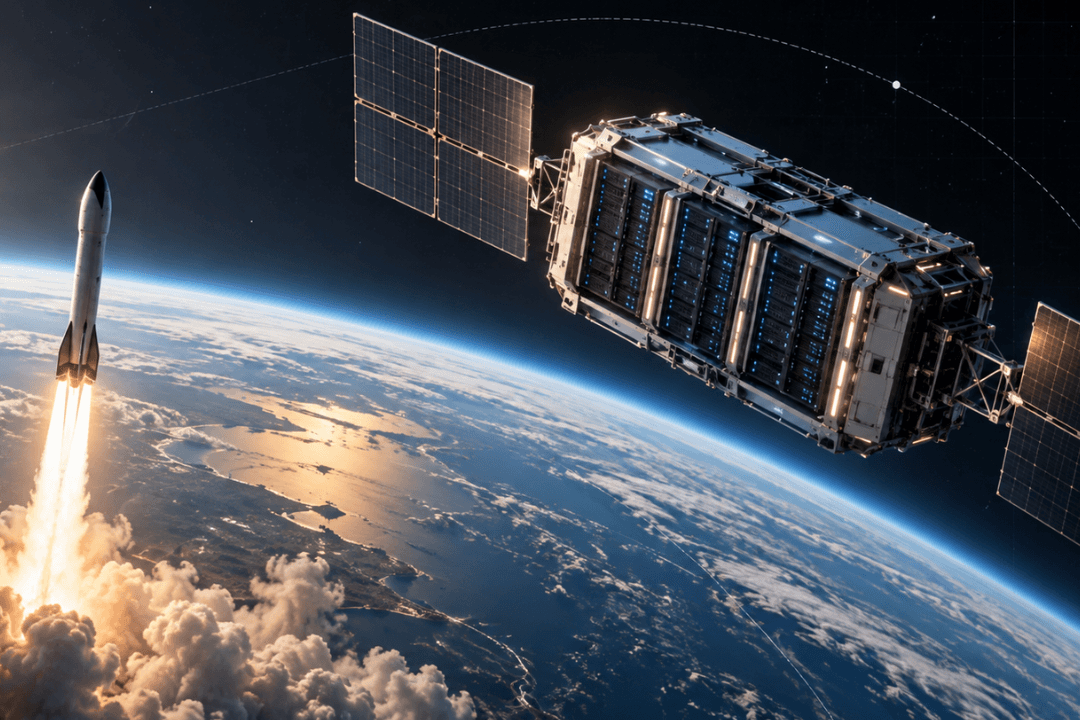 Datacentra na oběžné dráze už příští rok. SpaceX zrychlila plán, fyzika ale zůstala stejná