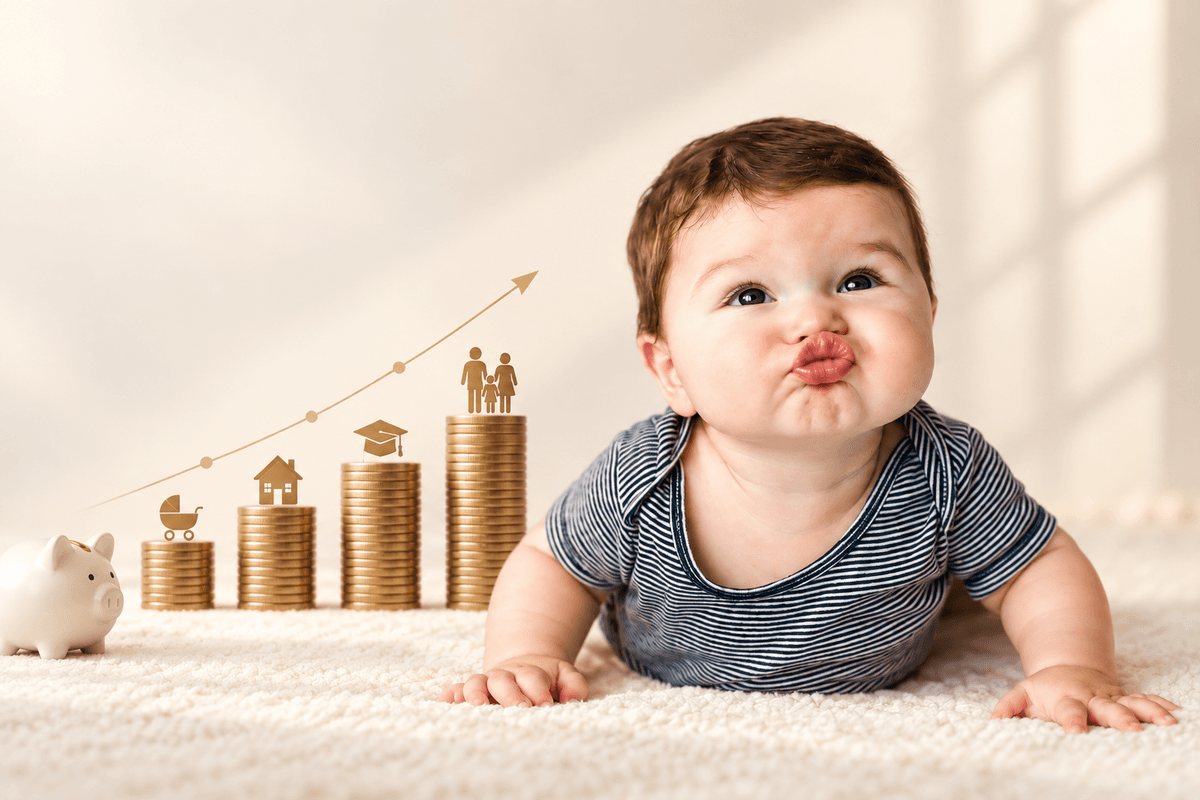 Výchova dítěte dnes stojí přes 4 miliony korun. Připravte se na to jako zkušení investoři