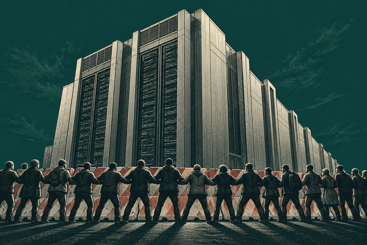Čipové akcie za týden ztratily 2 biliony dolarů. Ekonom varuje, že AI boom může zastavit odpor lidí k datacentrům