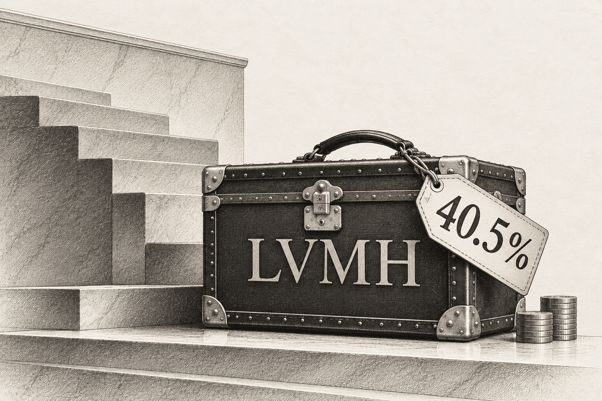 Akcie LVMH je dole o 40 % a nejníž od roku 2020, majitel Louis Vuitton a Dioru přitom vyplácí dividendu 3,3 %