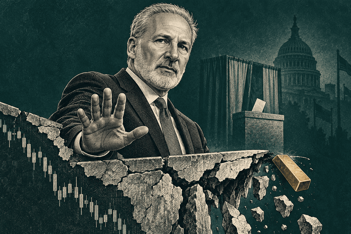 Peter Schiff: krach akcií před volbami není vyloučený. Nasdaq ztratil za den 2,6 %, zlato spadlo pod 4 100 dolarů