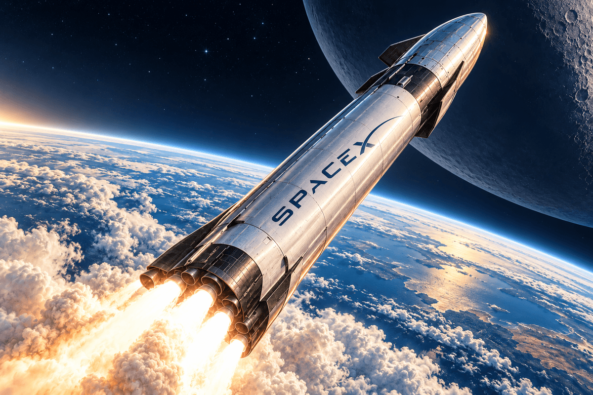 JPMorgan čeká ztrojnásobení akcií SpaceX, ve hře je trh v astronomické hodnotě 28 bilionů dolarů